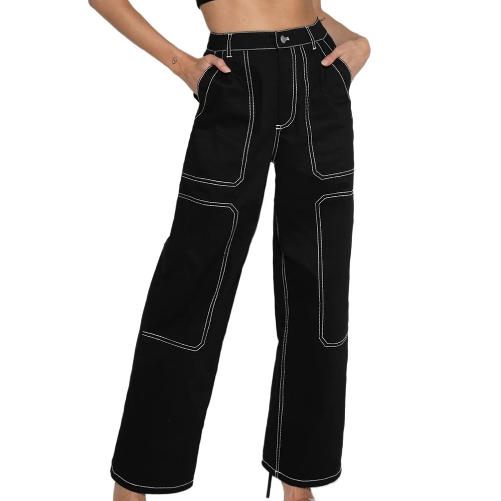 NWOT BY.DLYN COOPER BLACK PANTS